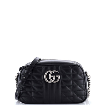Gucci GG Marmont Shoulder Bag Mixed Matelasse Leather Small