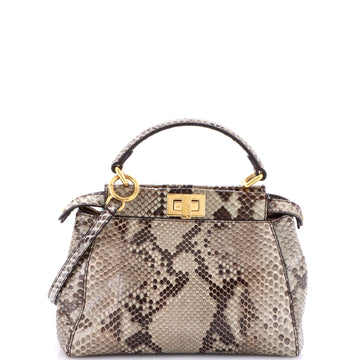 Fendi Peekaboo Bag Python Mini