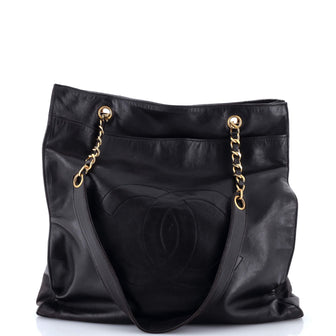 Chanel Vintage Timeless Chain Shoulder Bag Lambskin Medium