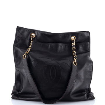 Chanel Vintage Timeless Chain Shoulder Bag Lambskin Medium