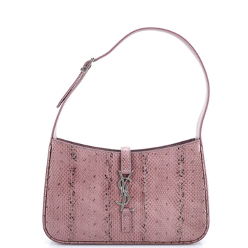 Saint Laurent Le 5 a 7 Hobo Snakeskin Small