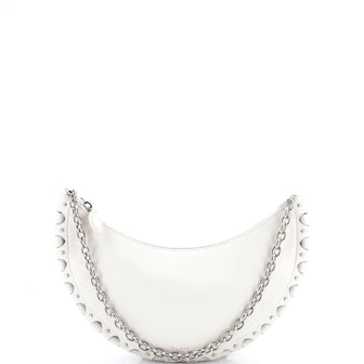 Alaia Demi Lune Chain Bag Studded Leather