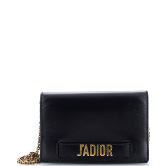 Christian Dior J'Adior Wallet on Chain Leather