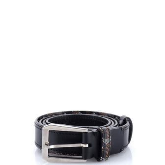 Goyard Fregate Belt Leather and Coated Canvas Medium