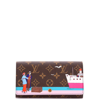 Louis Vuitton Sarah Wallet Limited Edition Christmas Animation Monogram Canvas