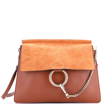 Chloe Faye Shoulder Bag Leather Medium
