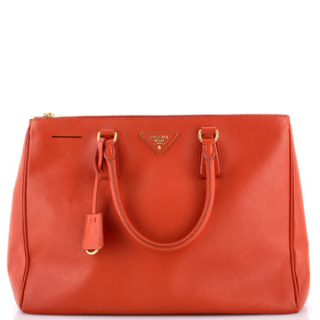 Prada Double Zip Lux Tote Saffiano Leather Large
