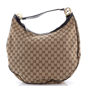 Gucci Twins Hobo GG Canvas Medium