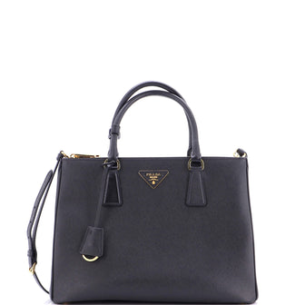 Prada Galleria Double Zip Tote Saffiano Leather Large
