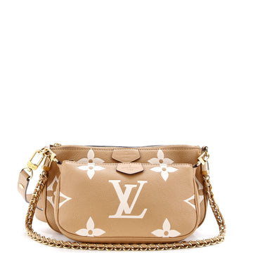 Louis Vuitton Multi Pochette Accessoires Bicolor Monogram Empreinte Giant