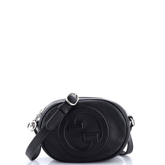 Gucci Blondie NM Round Camera Bag Diagonal Quilted Leather