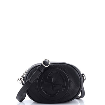 Gucci Blondie NM Round Camera Bag Diagonal Quilted Leather