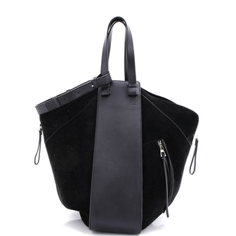 Loewe Hammock Bag Leather and Suede Large