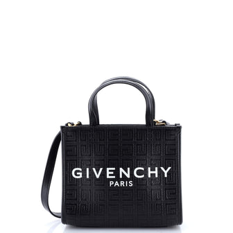 Givenchy G-Tote 4G Embossed Coated Canvas Mini