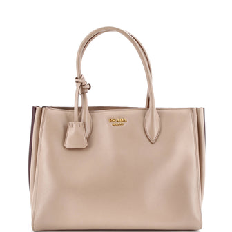 Prada Soft Bibliotheque Tote City Calfskin Medium