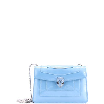 Bvlgari Serpenti Forever Square Shoulder Bag Patent Small