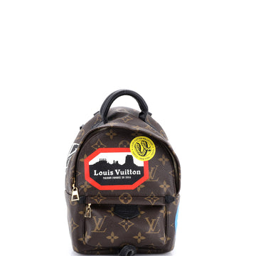 Louis Vuitton Palm Springs Backpack Limited Edition World Tour Monogram Canvas Mini
