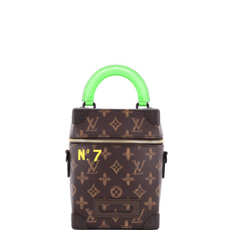 Louis Vuitton Vertical Box Trunk Bag No.7 Trunk L'Oeil Vintage Monogram Canvas