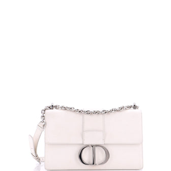Christian Dior 30 Montaigne Chain Flap Bag Leather East West