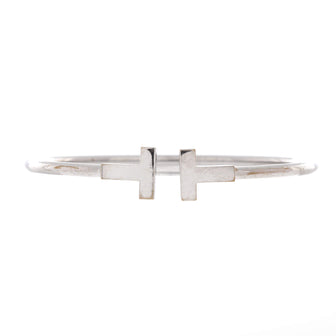 Tiffany & Co. T Wire Bracelet 18K White Gold