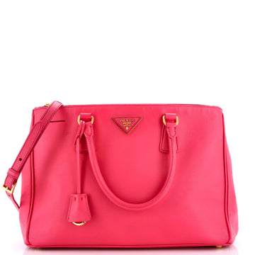 Galleria Double Zip Tote Saffiano Leather Medium