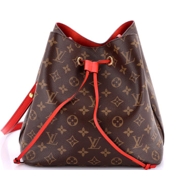 Louis Vuitton NeoNoe Handbag Monogram Canvas with Leather MM