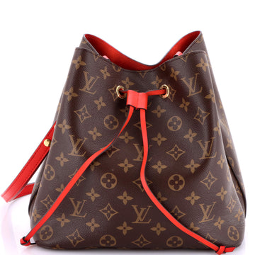 Louis Vuitton NeoNoe Handbag Monogram Canvas with Leather MM