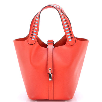 Hermes Picotin Lock Bag Tressage Epsom PM