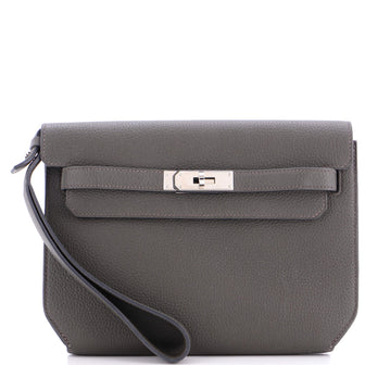 Hermes Kelly Depeches Pouch Togo 25