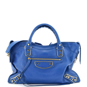 Balenciaga City Classic Metallic Edge Bag Leather Medium