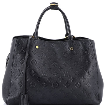 Louis Vuitton Montaigne Handbag Monogram Empreinte Leather GM