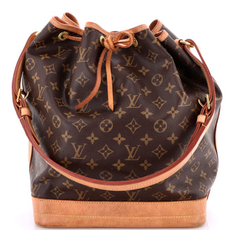 Louis Vuitton Noe Handbag Monogram Canvas Large