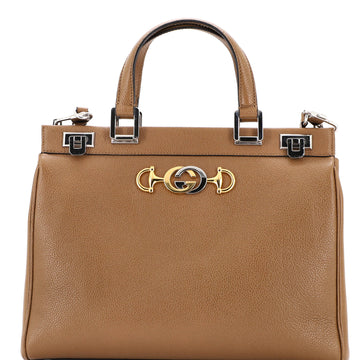 Gucci Zumi Top Handle Bag Leather Medium