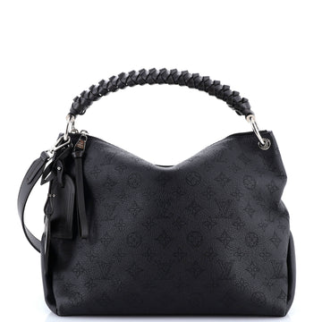 Louis Vuitton Braided Handle Beaubourg Hobo Mahina Leather MM