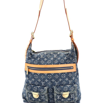 Louis Vuitton Baggy Handbag Denim GM