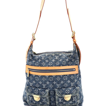 Louis Vuitton Baggy Handbag Denim GM