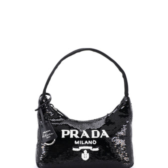 Prada Re-Edition 2000 Hobo Sequins Mini