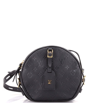Louis Vuitton Boite Chapeau Souple Bag Monogram Empreinte Leather MM