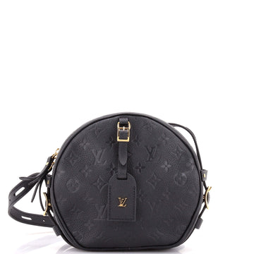 Louis Vuitton Boite Chapeau Souple Bag Monogram Empreinte Leather MM