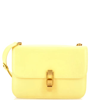 Saint Laurent Carre Satchel Leather Medium
