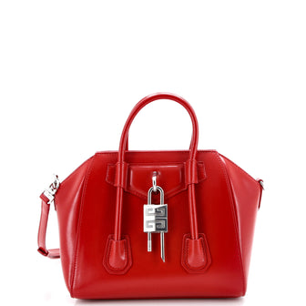 Givenchy Antigona Lock Bag Leather Mini
