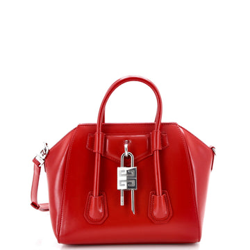 Givenchy Antigona Lock Bag Leather Mini