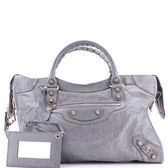 Balenciaga City Giant Studs Bag Leather Medium