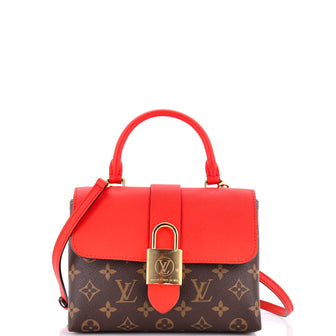 Louis Vuitton Locky Handbag Monogram Canvas with Leather BB