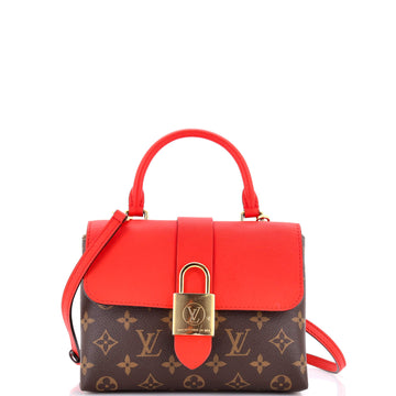 Louis Vuitton Locky Handbag Monogram Canvas with Leather BB