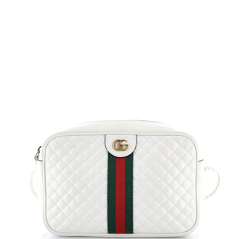 Gucci Trapuntata Camera Bag Quilted Leather Small