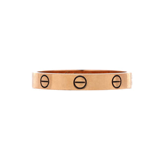 Cartier Love Wedding Band Ring 18K Rose Gold