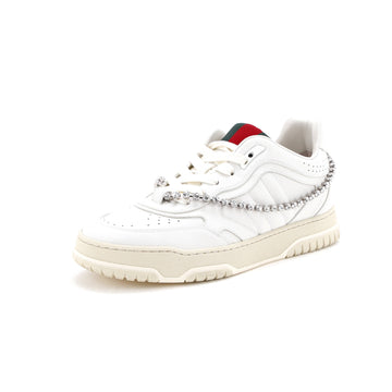 Gucci Women's Re-Web Sneakers Embellished Leather