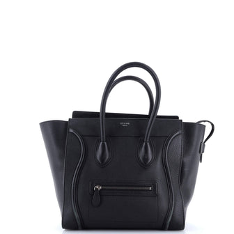Celine Luggage Bag Grainy Leather Mini
