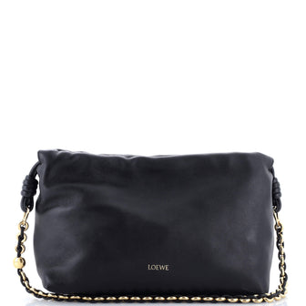 Loewe Flamenco Knot Chain Purse Bag Leather Medium